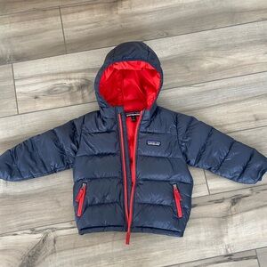 Toddler Boy Patagonia Hi-Loft Sweater Hoodie Coat - Size 2T